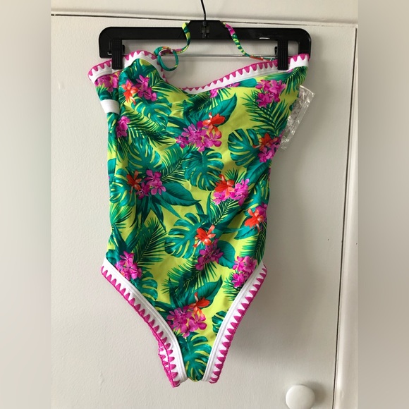 Betsey Johnson Other - NWT - Betsey Johnson tropic print swimsuit